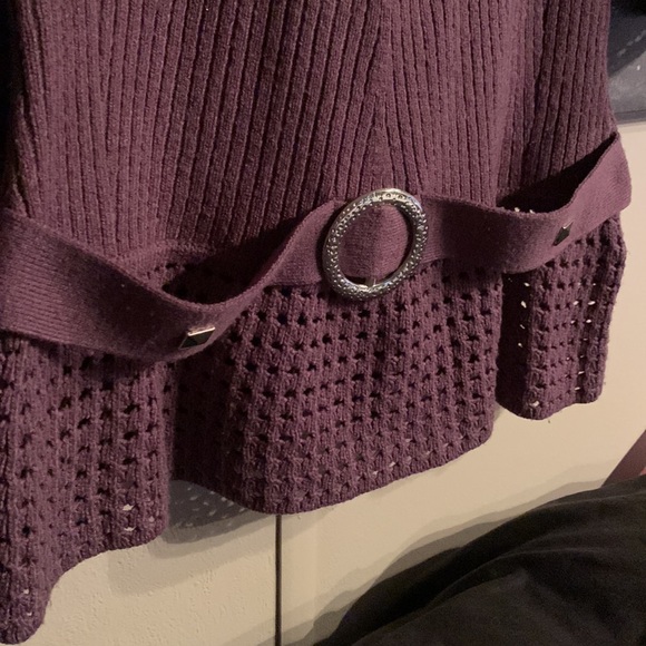 Purple cowl neck sweater no size - Picture 4 of 15